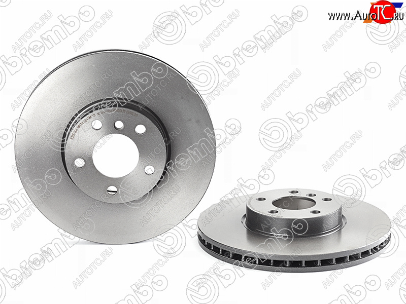 16 649 р. Диск тормозной передние Ø300 BREMBO BMW X5 E70 рестайлинг (2010-2013)  с доставкой в г. Пермь