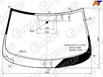 Стекло лобовое Skoda Rapid 12-20  Volkswagen Polo 20-22  Jetta VA3 19-  SEAT Toledo 12-19 XYG 8640AGNVZ1C LFW/X