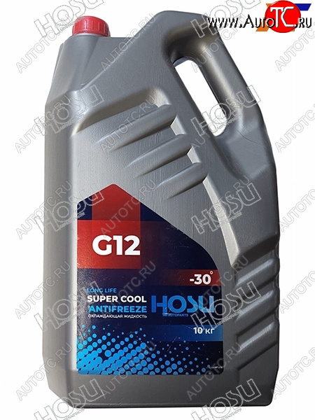 1 539 р. Антифриз (SUPER COOL G12 10 кг. -30 C красный) HOSU HSCL0009  с доставкой в г. Пермь