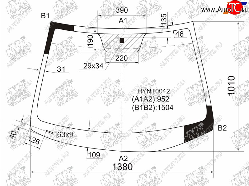 5 299 р. Стекло лобовое Hyundai Solaris 10-17  Kia Rio 11-17  Hyundai Accent 11-17                          KMK HYNT0042  с доставкой в г. Пермь
