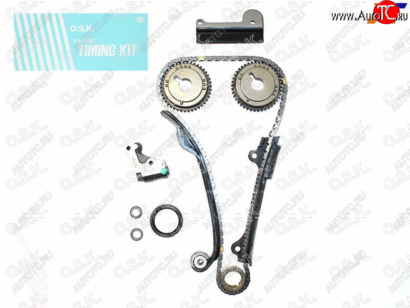 14 249 р. Комплект для замены цепи ГРМ NISSAN SUNNYADWINGROAD QG13QG15 00-(без VVTI) OSK N133K  с доставкой в г. Пермь