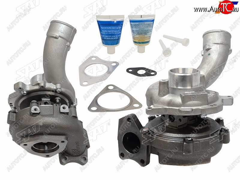 36 999 р. Турбина Audi A6 04-10  Q7 05-15  Volkswagen Touareg 02-14  Audi A6 allroad quattro 06-12  S6 06- SAT ST-059 145 722 R  с доставкой в г. Пермь