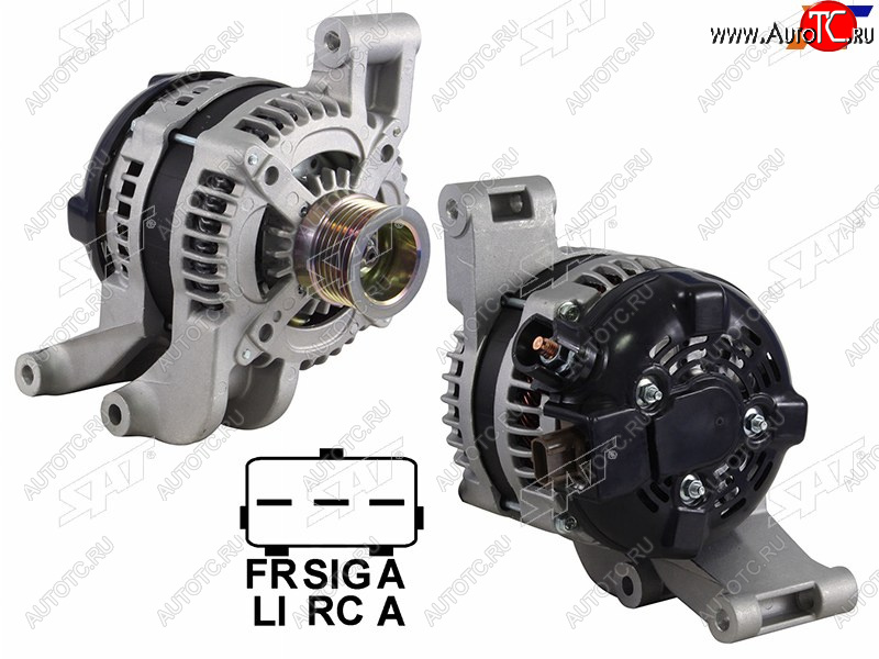 12 399 р. Генератор FORD CMAX 1.8 2.0 07-10FOCUS II 1.8 2.0 04-11 12V 120A                                    SAT ST-1530298  с доставкой в г. Пермь