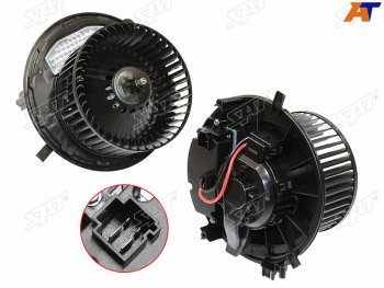 5 499 р. Мотор отопителя салона Audi A3 12-19  Skoda Kodiaq 16-22  Octavia 12-20  Volkswagen Golf 12-19  SAT ST-5Q1819021  с доставкой в г. Пермь. Увеличить фотографию 1