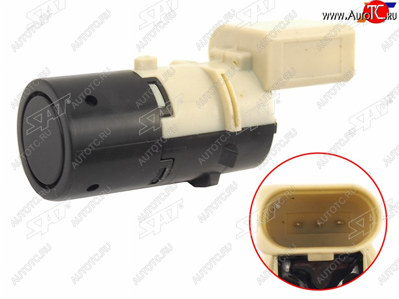 799 р. Датчик парковки (сонар) Audi A3 04-13  A6 97-10  A8 02-10  Skoda Octavia 04-13  Volkswagen Trans SAT ST-7H0919275B  с доставкой в г. Пермь
