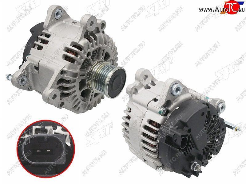 13 199 р. Генератор AUDI A3SEAT EXEOSKODA SUPERBVOLKSWAGEN AMAROKEOSMULTIVAN 2.0D 12V 120A 03-            SAT ST-85-0065  с доставкой в г. Пермь