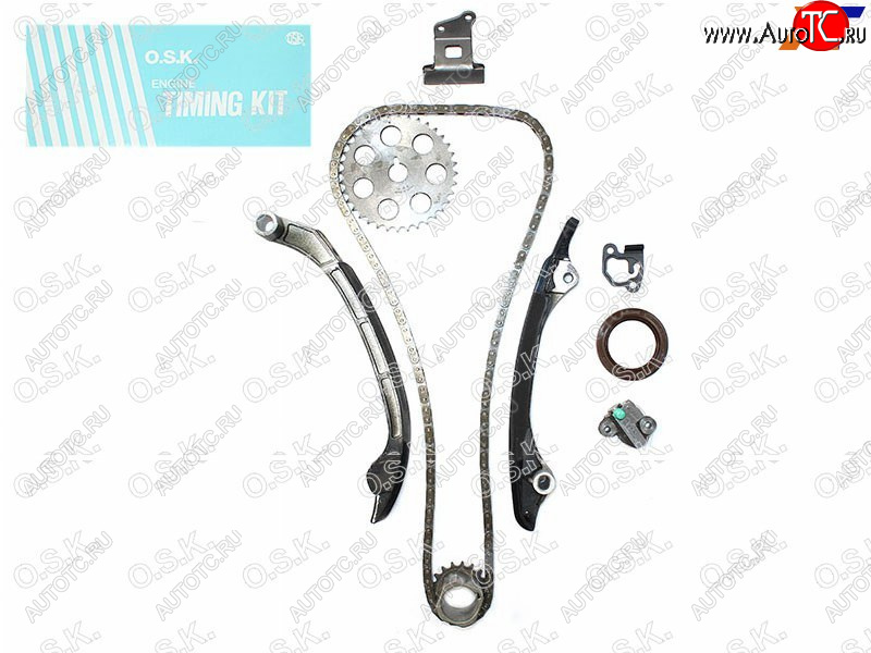 10 999 р. Комплект для замены цепи ГРМ TOYOTA DYNATOYOACEHIACEHILUXLC PRADO 2TR-FE 04- OSK T037K  с доставкой в г. Пермь