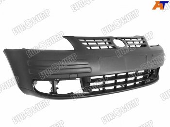 Бампер передний в сборе с решеткой EUROBUMP  Volkswagen Caddy  2K (2003-2010) дорестайлинг