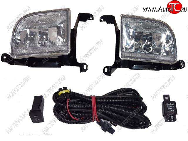 2 569 р. Противотуманные фары комплект (проводка, кнопка, пр-во Китай) BodyParts Chevrolet Lacetti седан (2002-2013)  с доставкой в г. Пермь