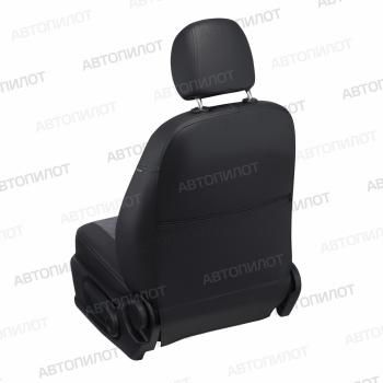 8 499 р. Чехлы на сиденья Алькантара ромб (раздел. 40/60 экокожа) Автопилот Omoda C5 (2021-2025) (черный/серый)  с доставкой в г. Пермь. Увеличить фотографию 4