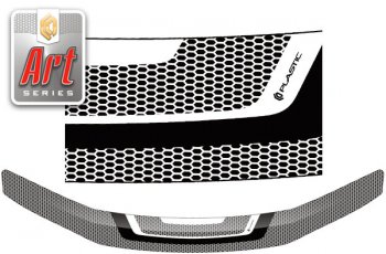 Дефлектор капота CA-Plastic Lexus HS250h  F10 (2009-2013) дорестайлинг (серия ART графит)