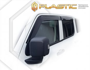 2 199 р. Дефлектора окон CA-Plastic Tank 300 (2020-2025) (серия Сlassic полупрозрачный)  с доставкой в г. Пермь. Увеличить фотографию 2