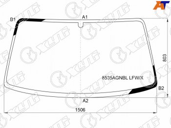 Стекло лобовое Volkswagen Passat 88-97 XYG 8535AGNBL LFW/X