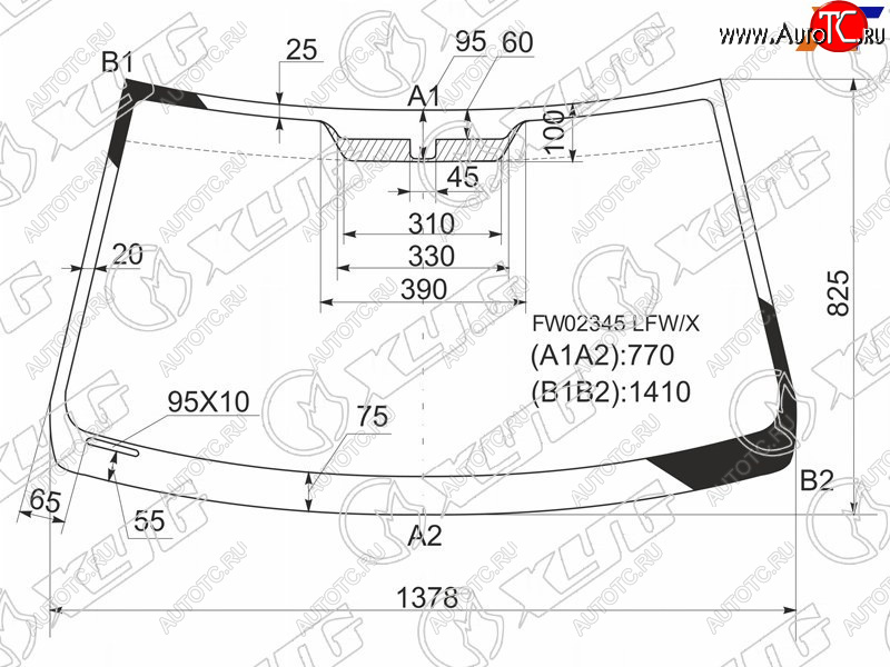 6 249 р. Стекло лобовое Lexus IS 98-05  Toyota Altezza 98-05 XYG FW02345 LFW/X  с доставкой в г. Пермь
