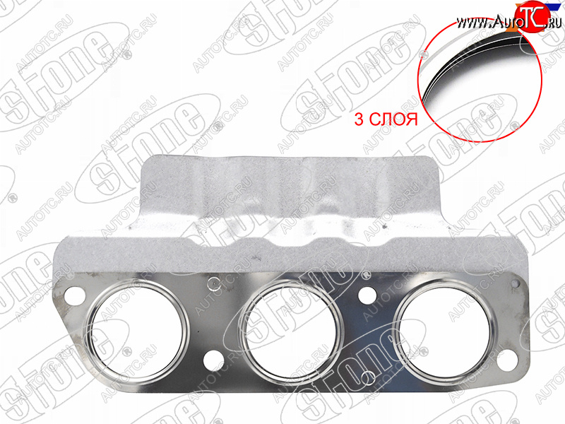 1 059 р. Прокладка выпускного коллектора MITSUBISHI OUTLANDERPAJEROMONTERO SPORT 6B31 3.0 V6 09- RH STONE JB-32357  с доставкой в г. Пермь