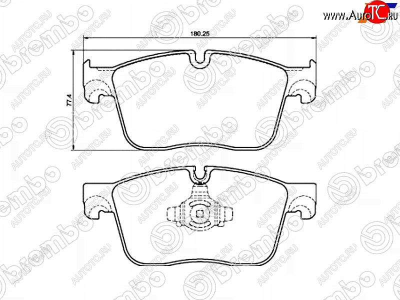 6 999 р. Колодки тормозные перед FL-FR SAT  Jaguar F-Pace  X761 (2015-2022), Land Rover Range Rover Velar  1 L560 (2017-2025)  с доставкой в г. Пермь