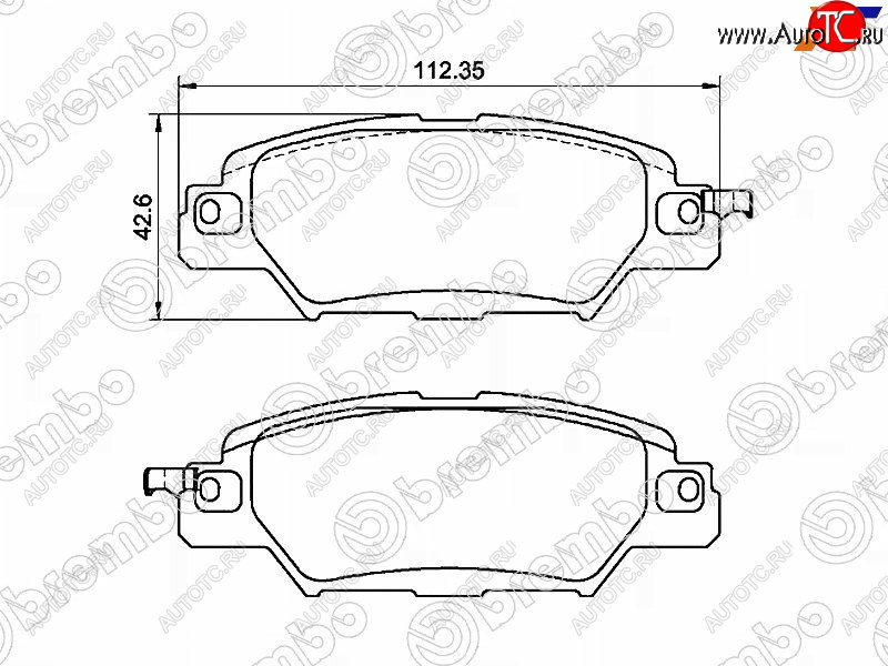 3 989 р. Колодки тормозные передние FL-FR SAT Mazda CX-5 KF (2016-2025)  с доставкой в г. Пермь
