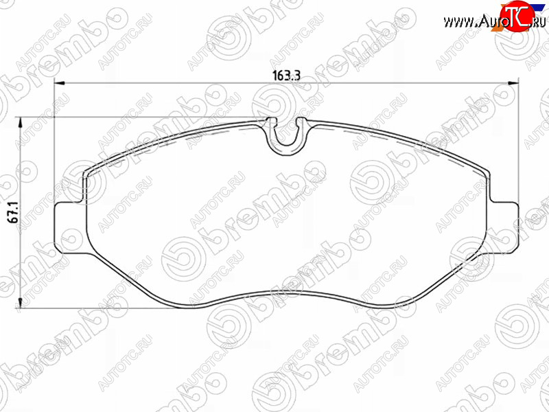 4 549 р. Колодки тормозные перед FR-FL SAT Mercedes-Benz Sprinter W910 (2018-2025)  с доставкой в г. Пермь