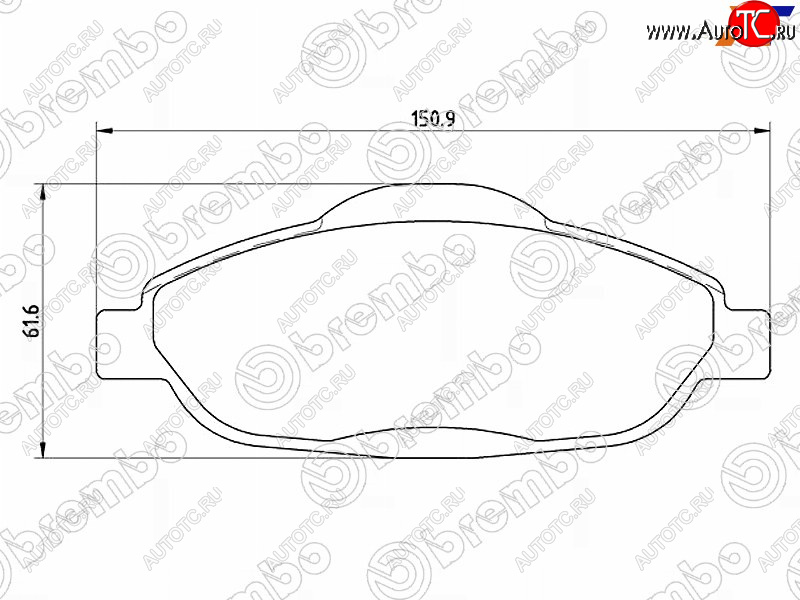 3 799 р. Колодки тормозные перед FL-FR SAT Peugeot 308 T7 универсал дорестайлинг (2007-2011)  с доставкой в г. Пермь