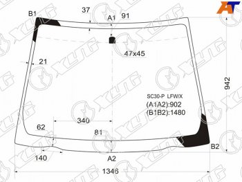 Стекло лобовое Toyota Vitz 10-20  Yaris 10-20 XYG SC30-P LFW/X