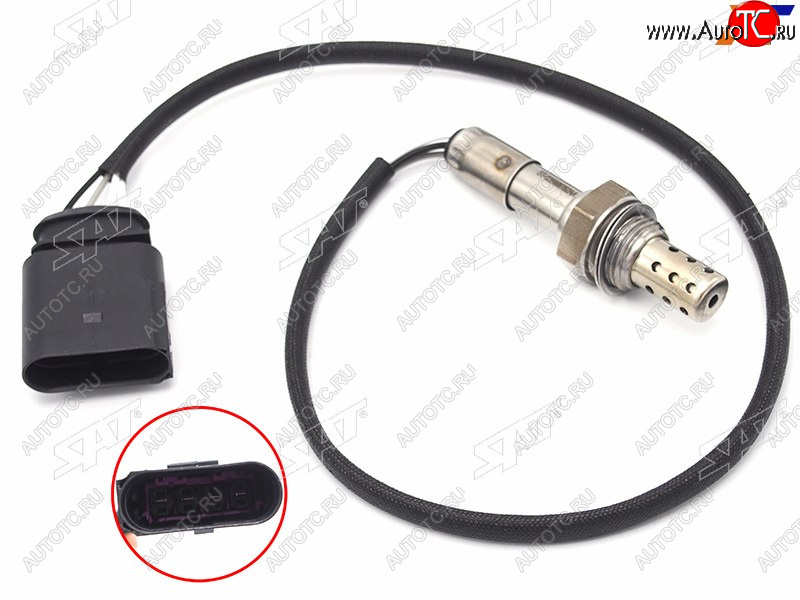 2 259 р. Датчик кислородный AUDI Q5 08-SKODA FABIAOCTAVIA 04-13VW POLO V 09-TOURAN 03-10POLO VI 20- SAT ST-036906262AA  с доставкой в г. Пермь