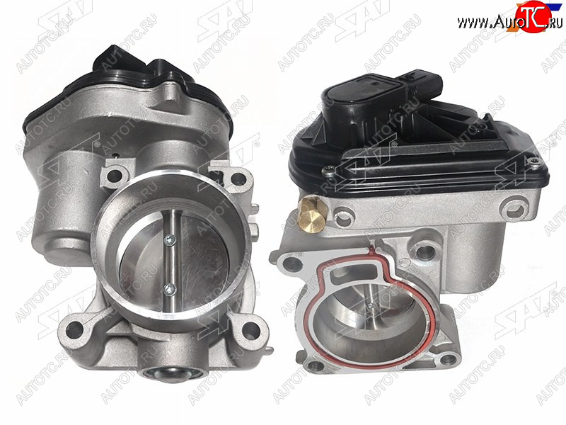 5 399 р. Дроссельная заслонка Ford Fiesta 02-08  Focus 04-11  Fusion 02-12  Mondeo 07-15 SAT ST-1537636  с доставкой в г. Пермь