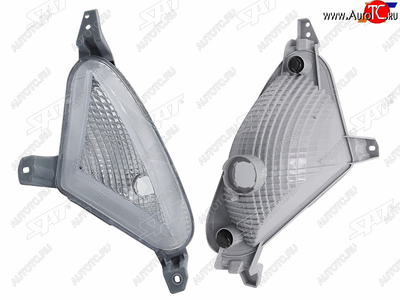 1 399 р. Левая противотуманная фара SAT Hyundai Elantra CN7 (2020-2023)  с доставкой в г. Пермь