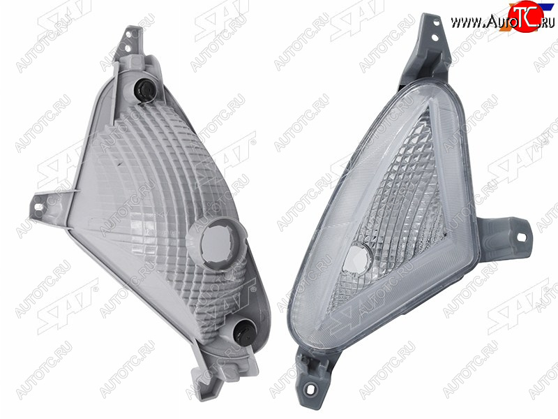 1 399 р. Правая противотуманная фара SAT Hyundai Elantra CN7 (2020-2023)  с доставкой в г. Пермь