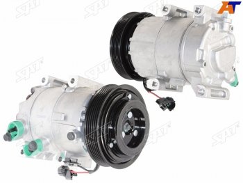 23 949 р. Компрессор кондиционера Hyundai Elantra 13-16  Kia Cerato 13-20  Soul 13-19  Hyundai i30 11-17 SAT ST-245-0029  с доставкой в г. Пермь. Увеличить фотографию 1