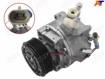 22 999 р. Компрессор кондиционера Chevrolet Aveo 11-15  Opel Mokka 12-19  Chevrolet Tracker 13-15  Opel Ada SAT ST-245-0007  с доставкой в г. Пермь. Увеличить фотографию 1