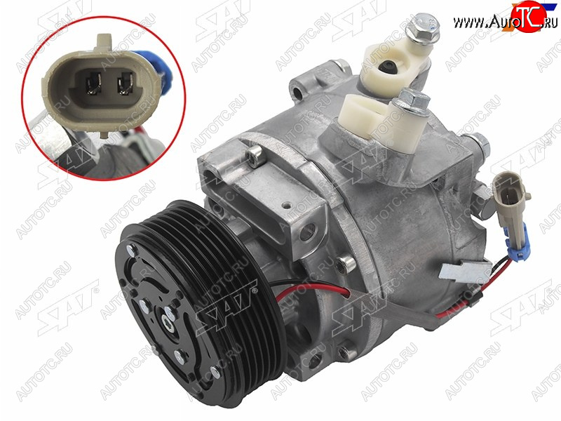 22 999 р. Компрессор кондиционера Chevrolet Aveo 11-15  Opel Mokka 12-19  Chevrolet Tracker 13-15  Opel Ada SAT ST-245-0007  с доставкой в г. Пермь