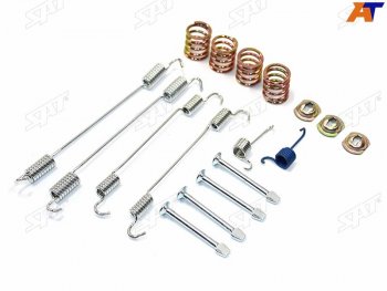 539 р. Комплект монтажный барабанных тормозных колодок NISSAN ALMERA G15RA SAT ST-44090-00QAD, st4409000qad SAT ST-44090-00QAD  с доставкой в г. Пермь. Увеличить фотографию 1