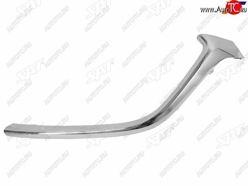 1 389 р. Левый молдинг решетки радиатора SAT Mazda 3/Axela BM рестайлинг седан (2016-2019) (хром)  с доставкой в г. Пермь