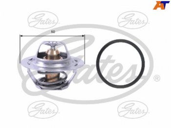 1 339 р. Термостат с прокладкой RENAULT LOGAN 04-SANDERO 07-LADA LARGUS 12-NISSAN ALMERA G15RA GATES TH23389G1  с доставкой в г. Пермь. Увеличить фотографию 1