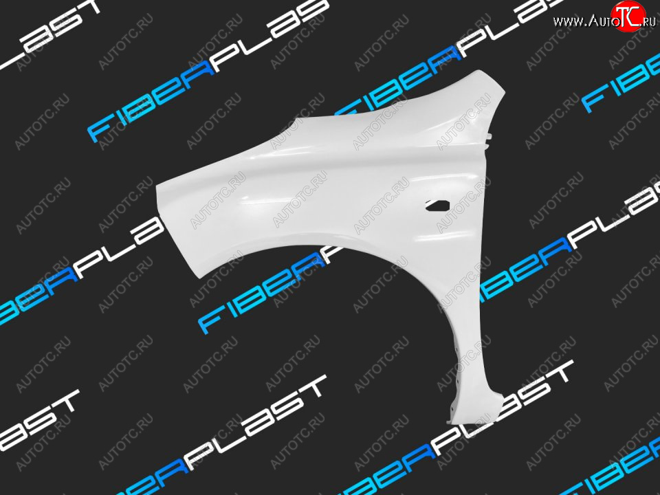 8 189 р. Переднее левое крыло (стеклопластик) Fiberplast Nissan Micra K12 5 дв. 2-ой рестайлинг (2007-2010)  с доставкой в г. Пермь