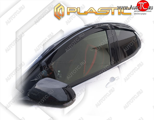 1 899 р. Дефлектора окон CA-Plastic  Toyota Yaris  XP210 (2020-2025) хэтчбэк 5 дв. дорестайлинг (classic полупрозрачный)  с доставкой в г. Пермь