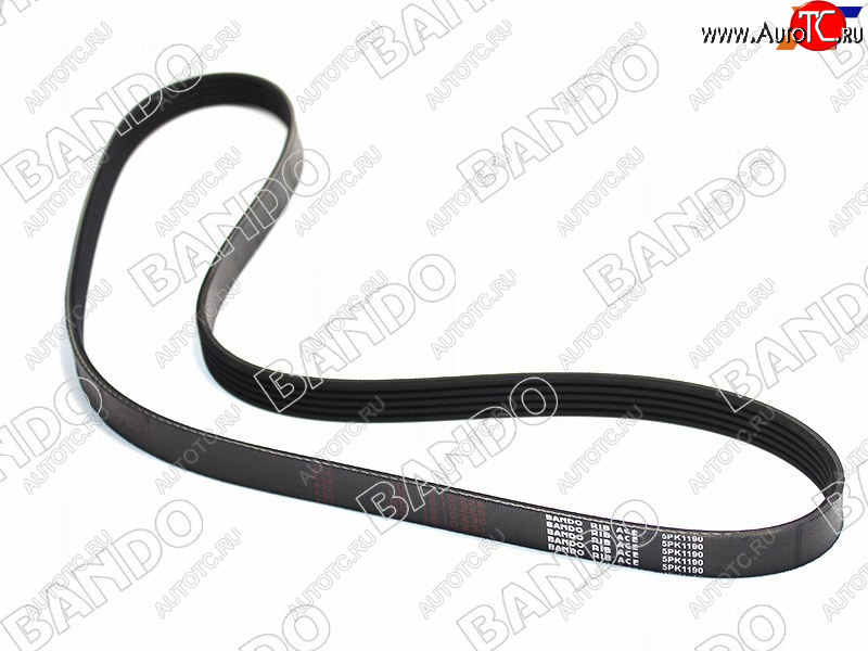 1 179 р. Ремень поликлиновой MITSUBISHI LANCER X 1,5 CY2A 07-(ALT+AC)TOYOTA 2C-3CE CE10#11# (AC)            BANDO 5PK1190  с доставкой в г. Пермь