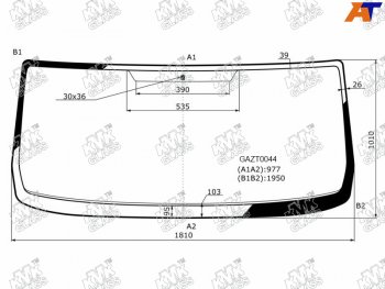 Стекло лобовое ГАЗ Газель NEXT 12- / Газон NEXT 14- / Ural Next 15- KMK GAZT0044, gazt0044 KMK GAZT0044