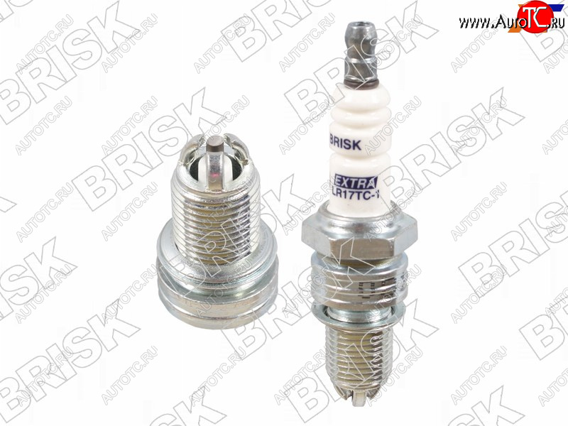 227 р. Свеча зажигания CHEVROLET AVEOSPARK 05-MMC COLTLANCERPAJERO 90-00 (EXTRA) BRISK LR17TC-1  с доставкой в г. Пермь