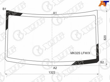 Стекло лобовое Suzuki Spacia 13-17 XYG MK32S LFW/X