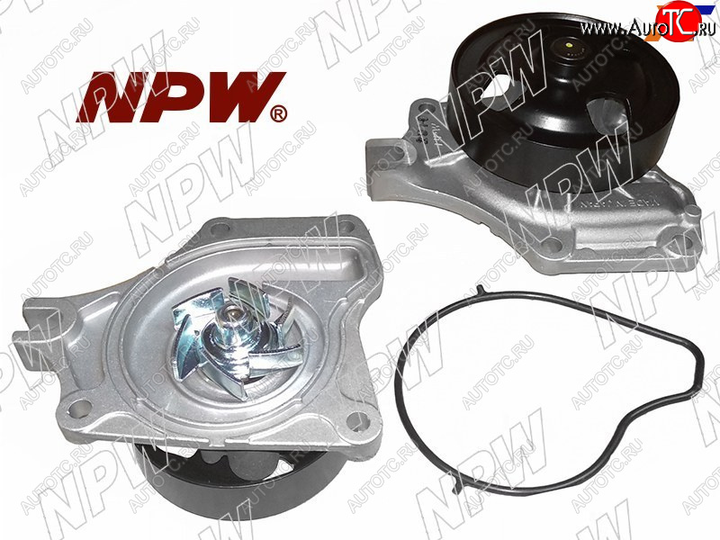 3 399 р. Насос водяного охлаждения с прокладкой NPW Mazda 3/Axela BK дорестайлинг, хэтчбэк (2003-2006)  с доставкой в г. Пермь
