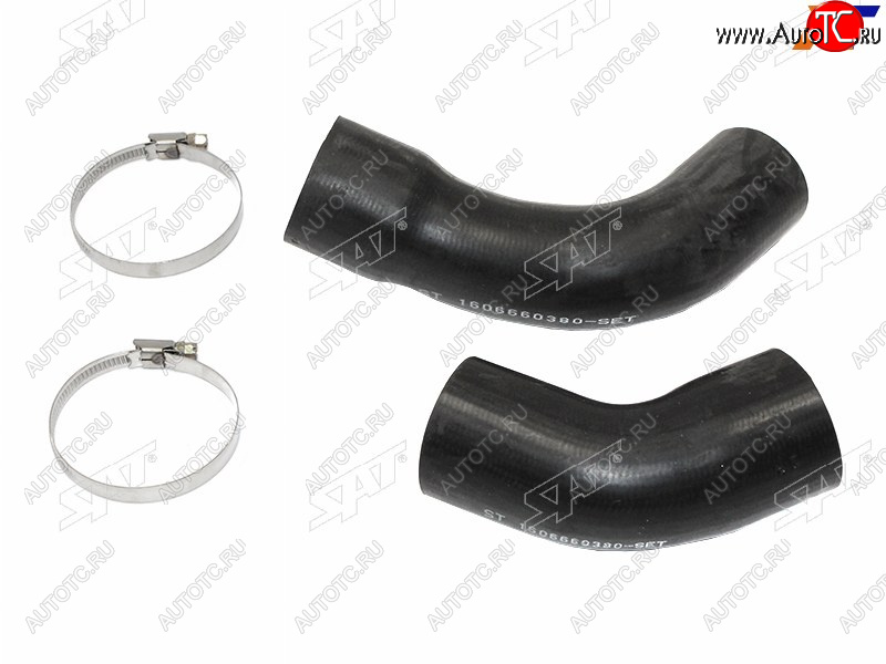 1 799 р. Комплект патрубов интеркулера левый CITROEN JUMPERFIAT DUCATOPEUGEOT BOXER 06-н.в.2,2D SAT ST-1606660380-SET  с доставкой в г. Пермь