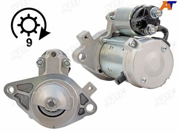 5 249 р. Стартер Toyota Vitz 05-10  Belta 05-12  Yaris 05-20 (1 kW Z=9)                                    SAT ST-28100-40140  с доставкой в г. Пермь. Увеличить фотографию 1