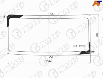 Стекло лобовое Nissan NV100 Clipper 15-  Suzuki Every 15- XYG YV7 LFW/X