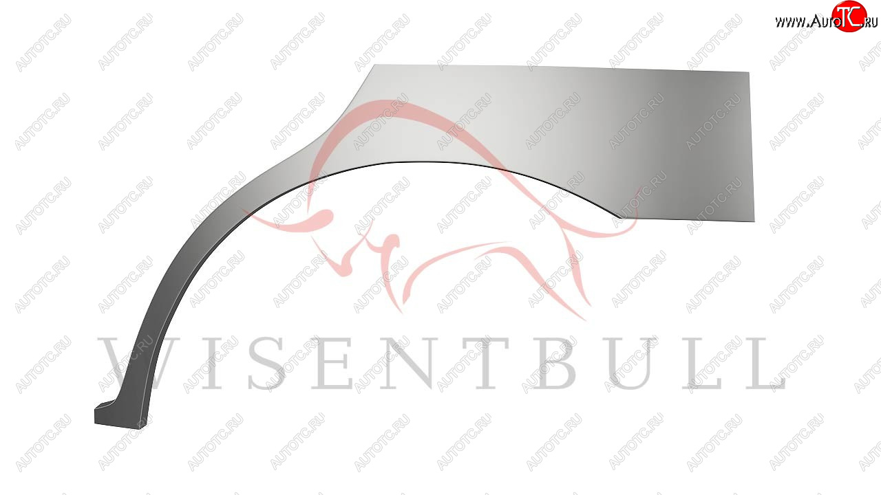 2 189 р. Левая задняя ремонтная арка (внешняя) Wisentbull  Peugeot 406  8E,F (1995-2004) универсал дорестайлинг, универсал рестайлинг  с доставкой в г. Пермь