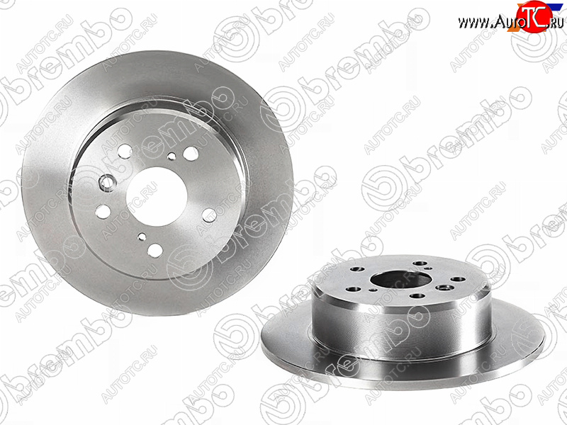 8 499 р.  Диск тормозной задний Ø290 BREMBO Toyota Camry XV40 рестайлинг (2009-2011)  с доставкой в г. Пермь