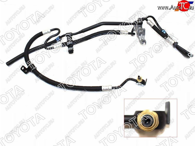 38 849 р. Шланг ГУР Toyota Land Cruiser (J200) 07-21 TOYOTA 44410-60751  с доставкой в г. Пермь