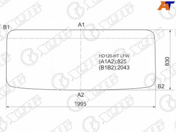 Стекло лобовое Hyundai HD120 97-18  HD170 97-18  HD250 97-18  HD270 97-18 XYG HD120-HT LFW