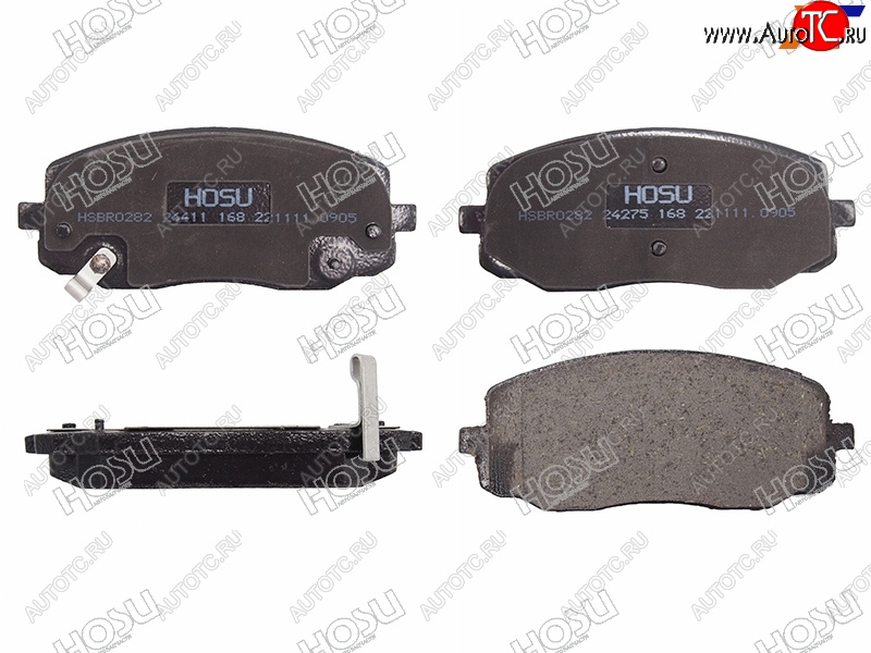 1 149 р. Колодки тормозные перед FR-FL SAT Hyundai i10 PA рестайлинг (2011-2013)  с доставкой в г. Пермь
