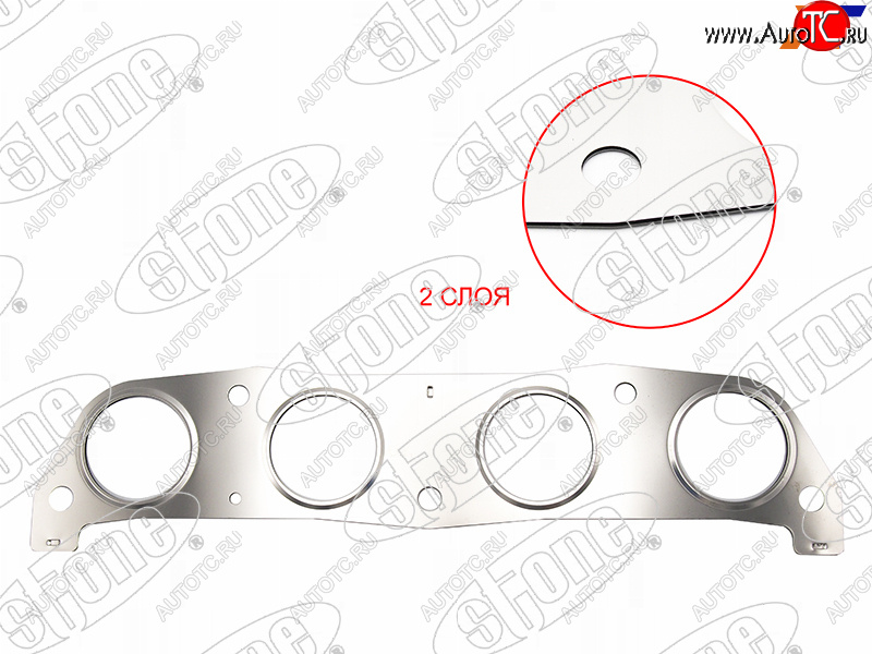 679 р. Прокладка выпускного коллектора TOYOTA COROLLAALLION 1ZZ-FE 00- STONE JB-1240016-F  с доставкой в г. Пермь